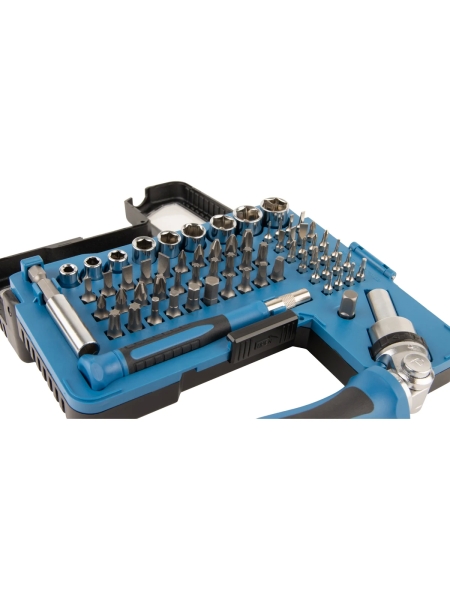 Набор бит и торцевых головок OPTIMUS с реверсивной отверткой, 68 предметов OPT-BS2068