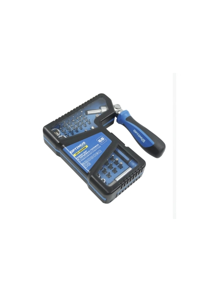 Набор бит и торцевых головок OPTIMUS с реверсивной отверткой, 68 предметов OPT-BS2068