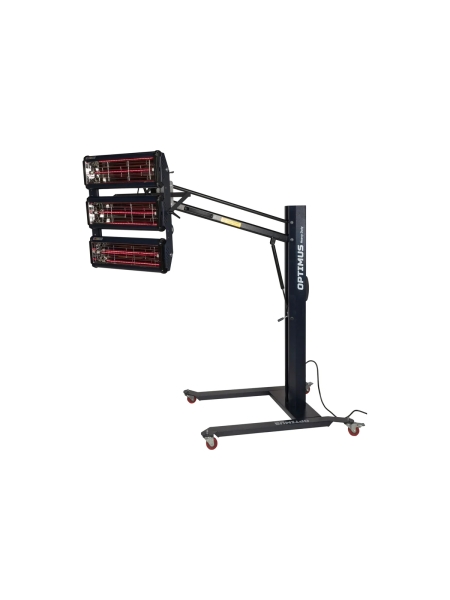Трехкассетная мобильная ИК сушка на пантографической стойке Optimus OPT-F3S