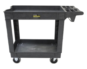 Тележка двухполочная открытая удлиненная Optimus HD OPT-608S