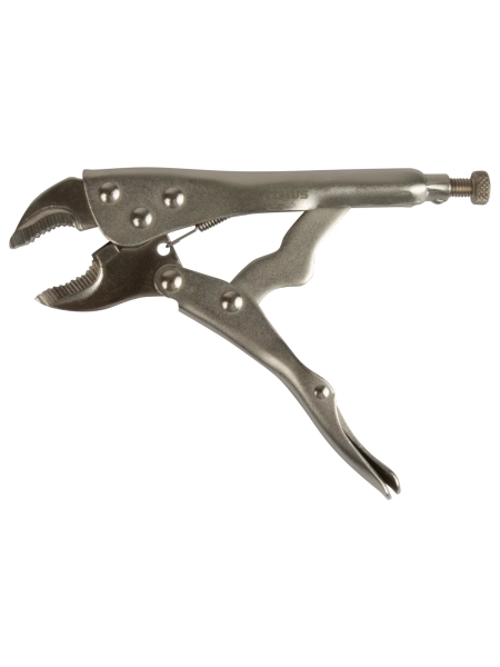 Зажимные клещи Optimus с изогнутыми губками 180 мм 11107