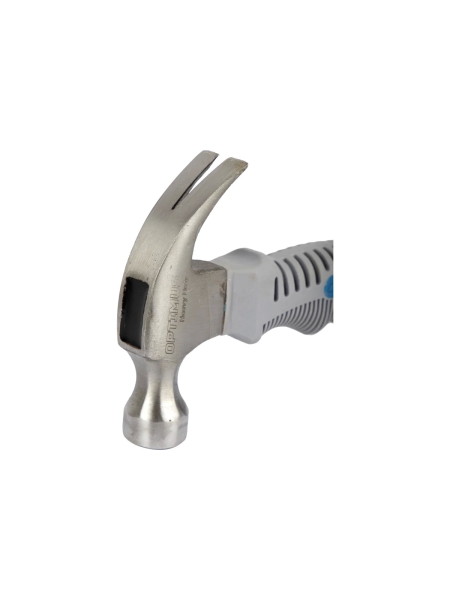 Молоток-гвоздодер укороченный Optimus с фиберглассовой рукоятью и бойком весом 225 г OPT-HMC450S