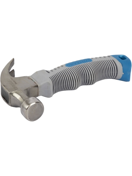 Молоток-гвоздодер укороченный Optimus с фиберглассовой рукоятью и бойком весом 225 г OPT-HMC450S