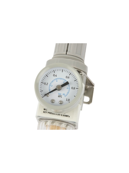 Фильтр-масловлагоотделитель с манометром и регулятором давления HEAVY DUTY 1/4" Optimus AW2000-02