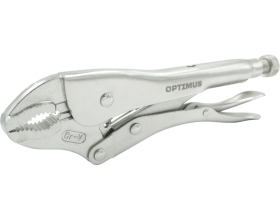 Зажимные клещи Optimus гейферные с овальными губками 250 мм 11210