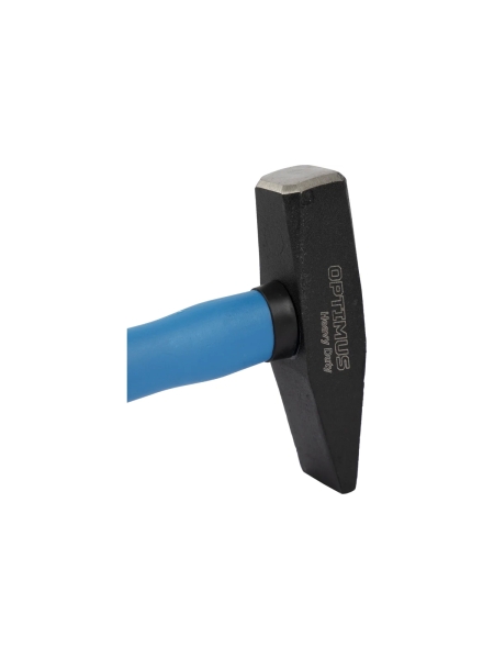 Молоток Optimus с фиберглассовой рукоятью и бойком весом 500г. OPT-HM500