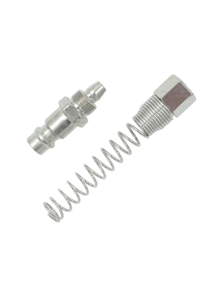 Штуцер быстроразъемного соединения пневматического с пружинкой, резьба 1/4" Optimus OPT-720PPS