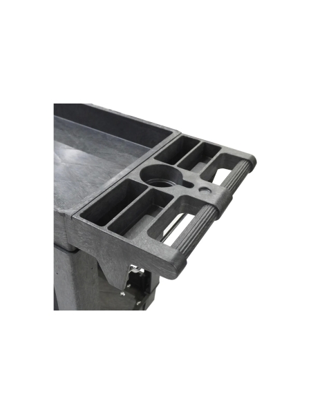 Тележка двухполочная открытая удлиненная Optimus HD OPT-608S