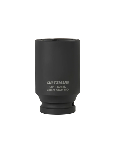 Набор ударных головок глубоких 9 шт, 22-38 мм, 3/4"DR Optimus OPT-60209