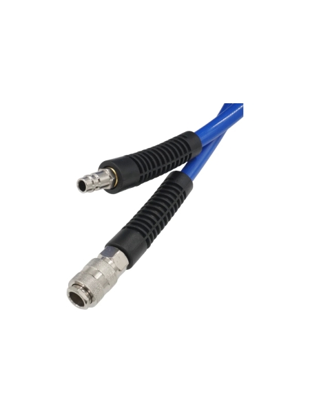 Шланг пневматический спиральный с БРС, 12 м, 10x14 мм Optimus OPT-7912