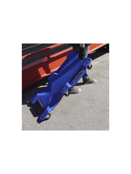 Лежак ремонтный подкатной Optimus синий HD OPT-40130B