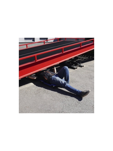 Лежак ремонтный подкатной Optimus синий HD OPT-40130B