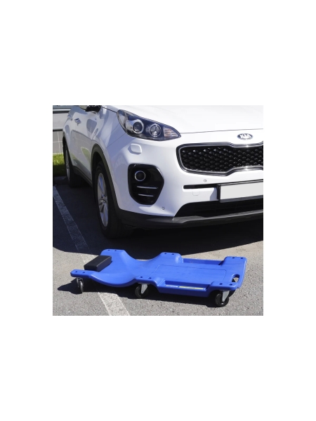 Лежак ремонтный подкатной Optimus синий HD OPT-40130B