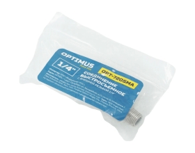 Соединение быстросъемное пневматическое с внешней резьбой 1/4" Optimus OPT-720SMA