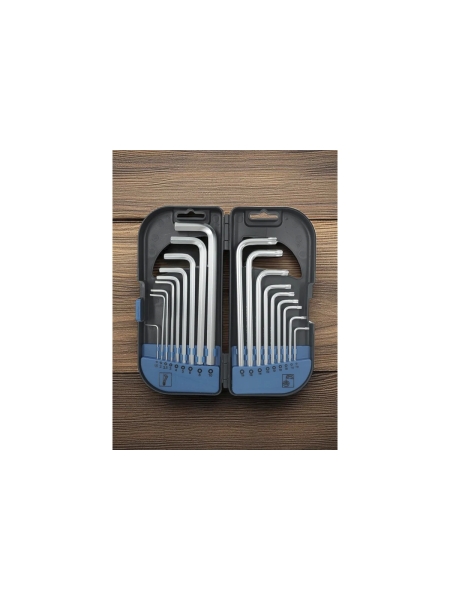 Набор шестигранников Optimus 1.5-10мм и TORX T10-T50 В кейсе, 18 шт. OPT-TH1050