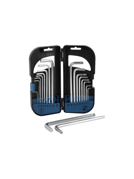 Набор шестигранников Optimus 1.5-10мм и TORX T10-T50 В кейсе, 18 шт. OPT-TH1050