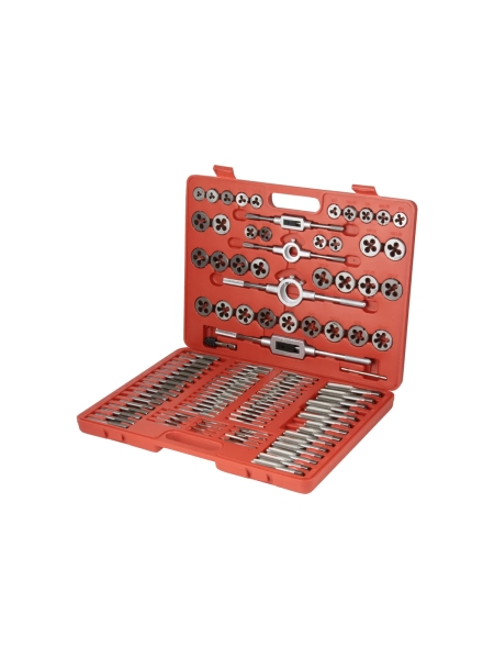 Набор метчиков и плашек Optimus М2-М18, метрическая резьба, 110 предметов OPT-MTDS110