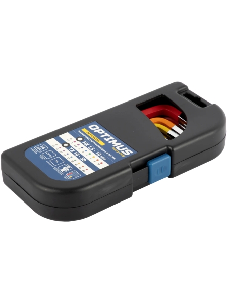 Набор шестигранников Optimus 1.5-10мм и TORX T10-T50 В кейсе, с пластиковой рукоятью 18 шт. OPT-TH1150