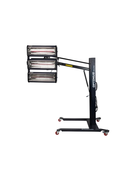 Трехкассетная мобильная ИК сушка на пантографической стойке Optimus OPT-F3S