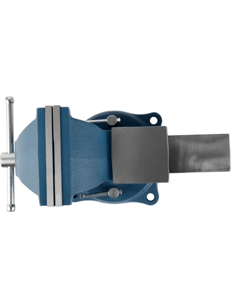 Профессиональные слесарные тиски поворотные с наковальней Optimus 150 мм OPT-BV150