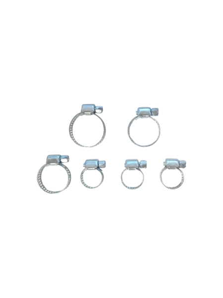 Хомуты червячные Optimus набор 6 шт. 10-27 OPT-HT06