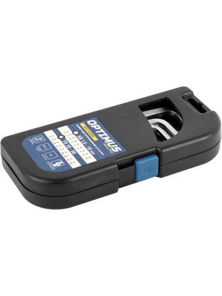 Набор шестигранников Optimus 1.5-10мм и TORX T10-T50 В кейсе, 18 шт. OPT-TH1050
