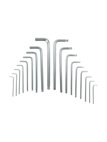 Набор шестигранников Optimus 1.5-10мм и TORX T10-T50 В кейсе, 18 шт. OPT-TH1050