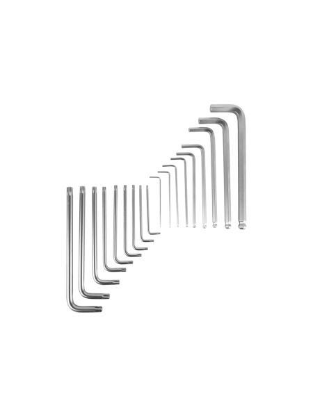 Набор шестигранников Optimus 1.5-10мм и TORX T10-T50 В кейсе, 18 шт. OPT-TH1050