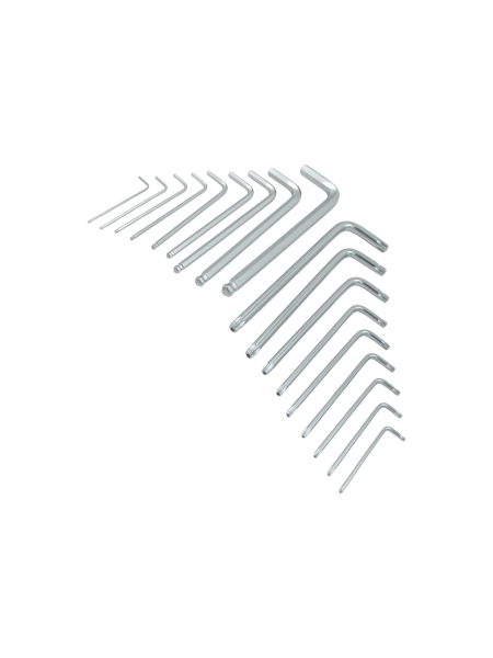 Набор шестигранников Optimus 1.5-10мм и TORX T10-T50 В кейсе, 18 шт. OPT-TH1050