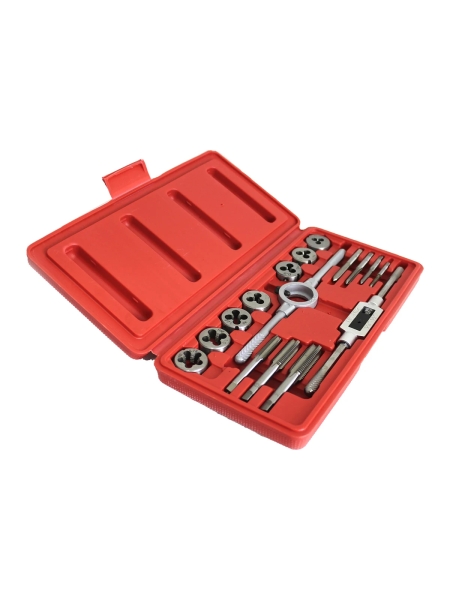 Набор метчиков и плашек Optimus М3-М12, метрическая резьба, 16 предметов OPT-MTDS16