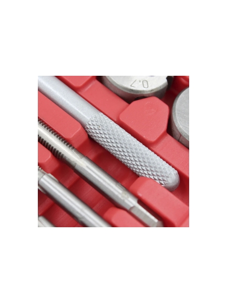 Набор метчиков и плашек Optimus М3-М12, метрическая резьба, 16 предметов OPT-MTDS16