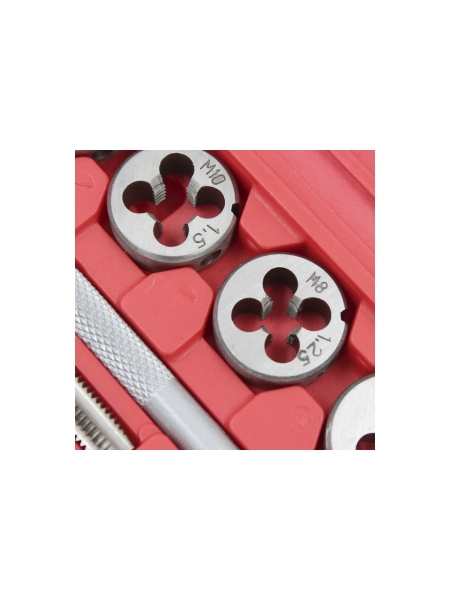 Набор метчиков и плашек Optimus М3-М12, метрическая резьба, 16 предметов OPT-MTDS16