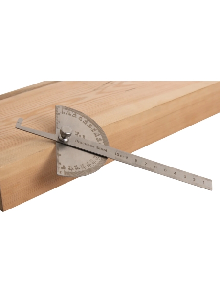 Угломер переставной с транспортиром Optimus 100 мм, 0-180 OPT-CMA100