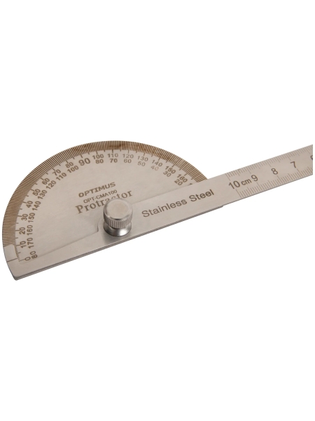 Угломер переставной с транспортиром Optimus 100 мм, 0-180 OPT-CMA100