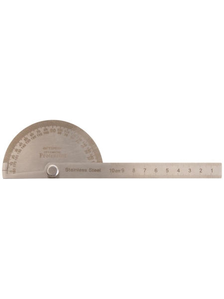 Угломер переставной с транспортиром Optimus 100 мм, 0-180 OPT-CMA100