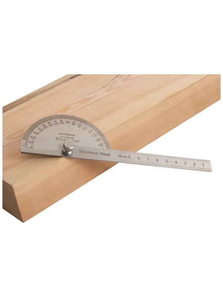 Угломер переставной с транспортиром Optimus 100 мм, 0-180 OPT-CMA100