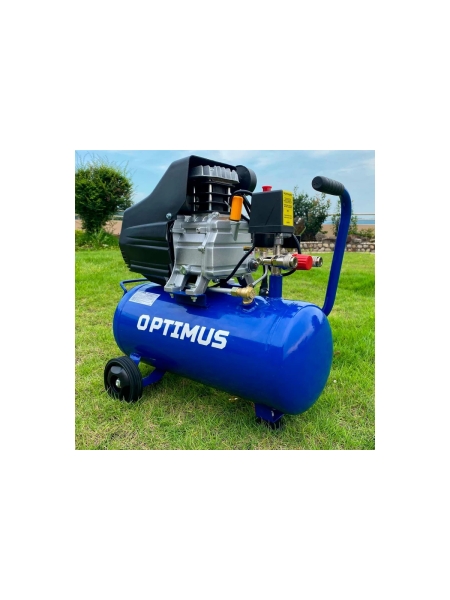 Поршневой компрессор Optimus 300л/мин, 2.2 кВт, 220 В, ресивер 24 л hd OPT-302430