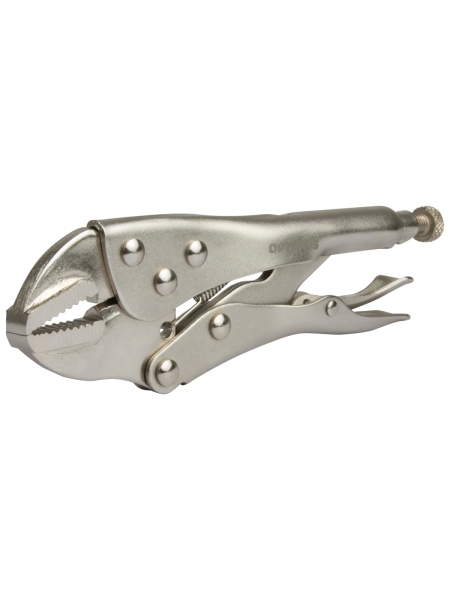 Зажимные клещи Optimus гейферные с прямыми губками 180 мм 10807