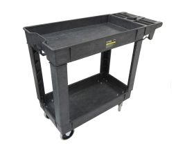 Тележка двухполочная открытая Optimus HD OPT-607S