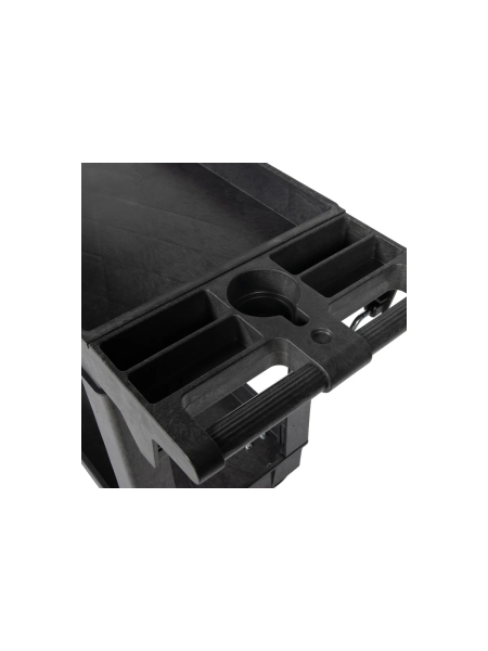 Тележка двухполочная открытая Optimus HD OPT-607S