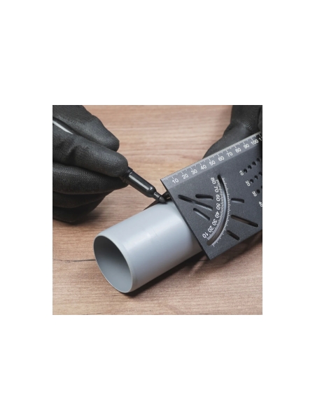 Линейка-угольник разметочный, многофункциональный Optimus 215 мм OPT-MS215