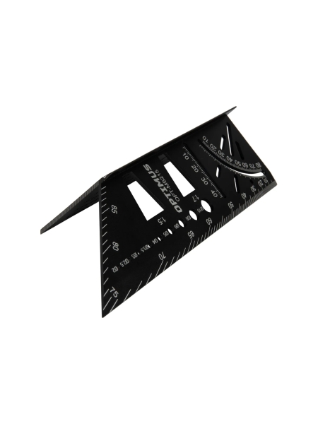 Линейка-угольник разметочный, многофункциональный Optimus 215 мм OPT-MS215