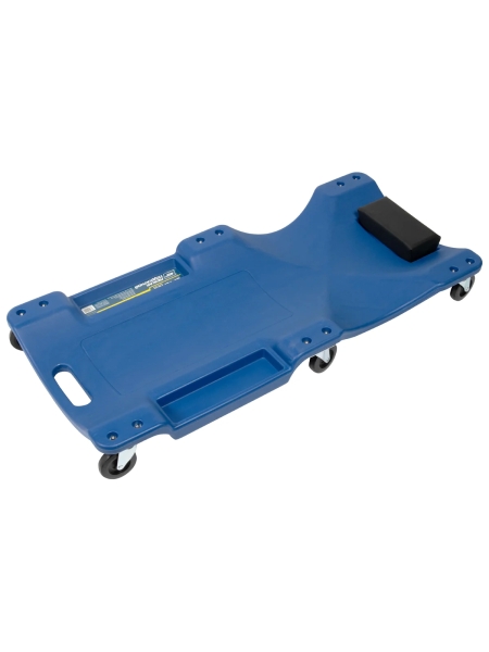 Лежак ремонтный подкатной Optimus синий HD OPT-40130B