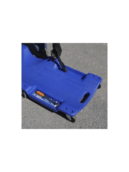 Лежак ремонтный подкатной Optimus синий HD OPT-40130B