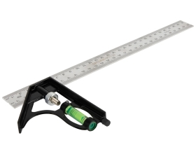 Линейка- угольник с уровнем Optimus 300 мм OPT-SL300