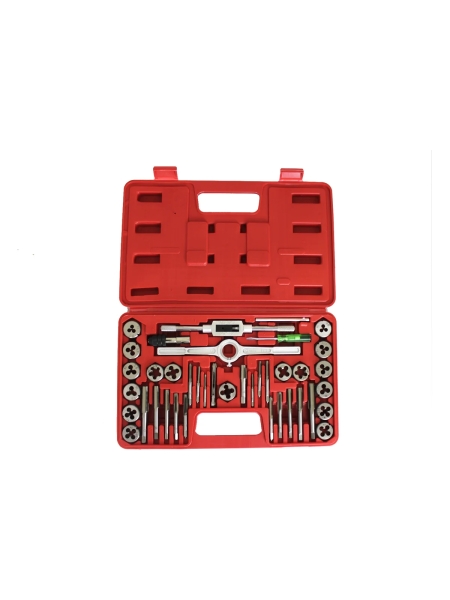Набор метчиков и плашек Optimus 4NC40 - 1/2NF20, дюймовая резьба, 40 предметов OPT-ITDS40