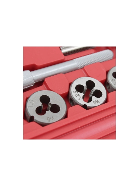 Набор метчиков и плашек Optimus 4NC40 - 1/2NF20, дюймовая резьба, 40 предметов OPT-ITDS40