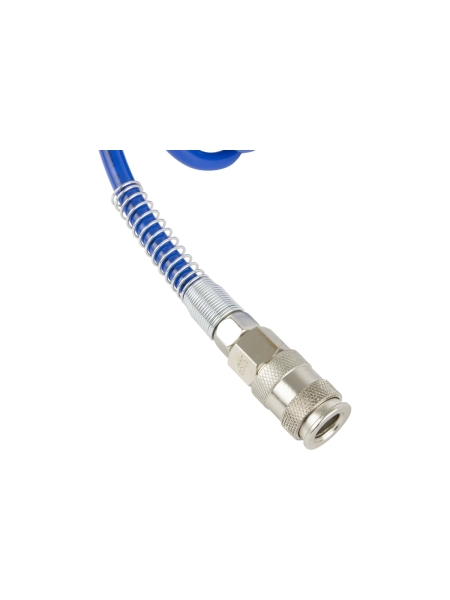 Шланг пневматический спиральный с брс 5 м, 6.5x10 мм Optimus OPT-7655