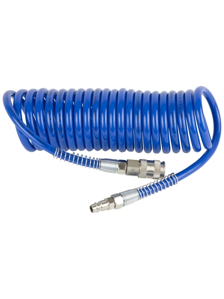 Шланг пневматический спиральный с брс 5 м, 6.5x10 мм Optimus OPT-7655