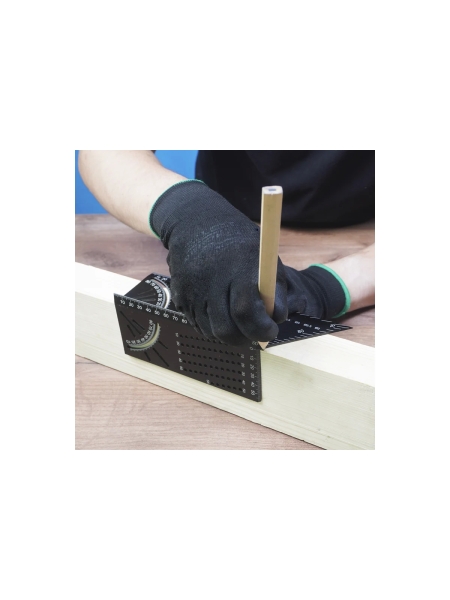 Линейка-угольник разметочный, многофункциональный Optimus 215 мм OPT-MS215